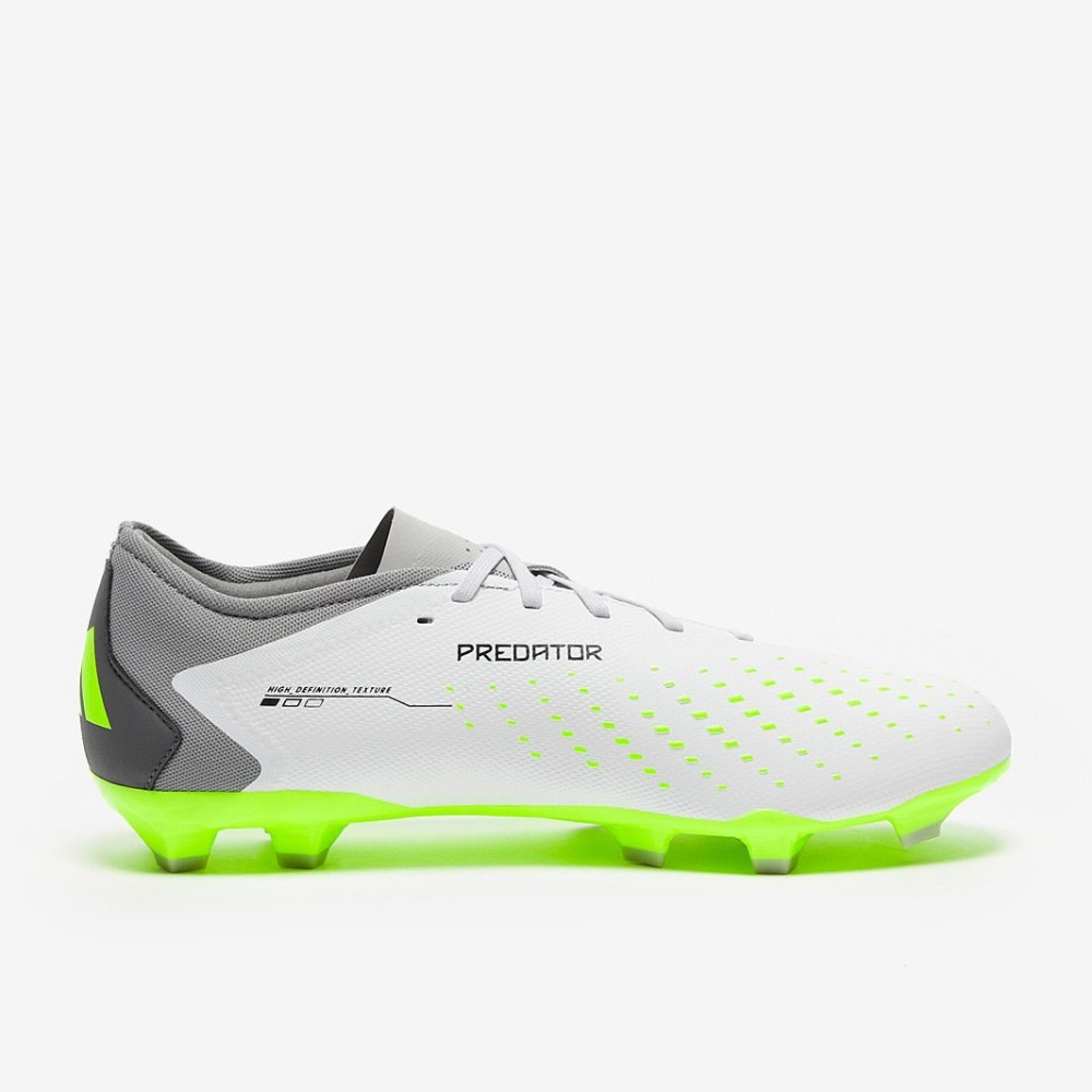 Sepatu Bola Adidas Predator Accuracy 3 Low FG White Core Black Lucid