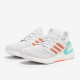 Sepatu Lari Womens Adidas Ultraboost 20 Primeblue Dash Grey True Orange Blue Spirit EG0770