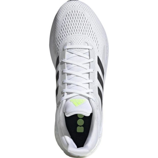 Sepatu Lari Adidas Solar Glide 3 Boost White Core Black Signal Green FU8998-7.5