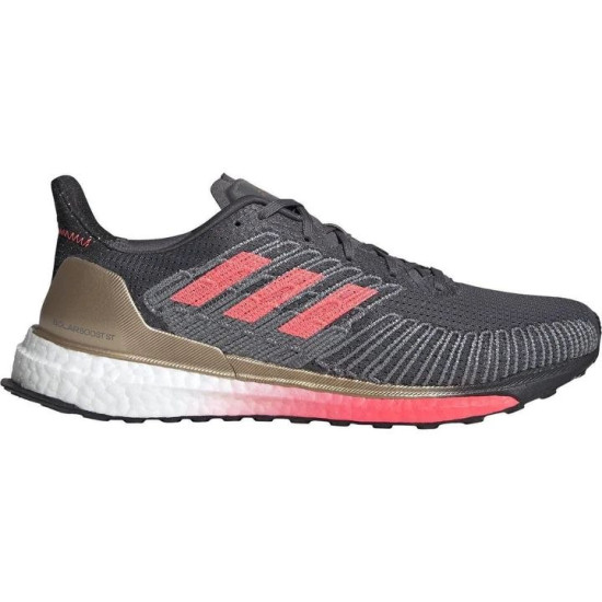 Sepatu Lari Adidas Solar Boost ST 19 Grey Five Signal Pink Copper Met FW7811 7.5