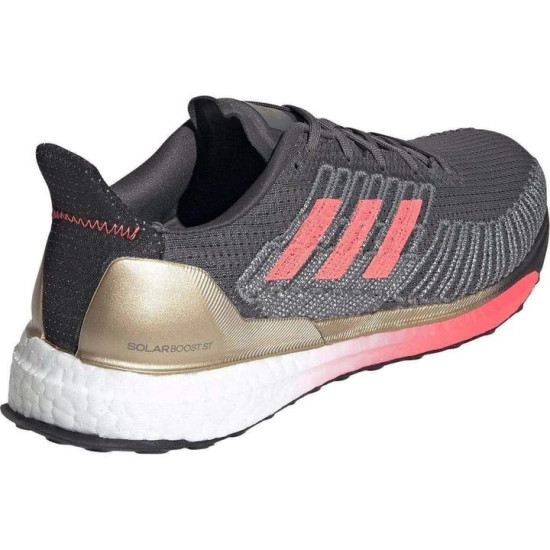 Sepatu Lari Adidas Solar Boost ST 19 Grey Five Signal Pink Copper Met FW7811-7.5