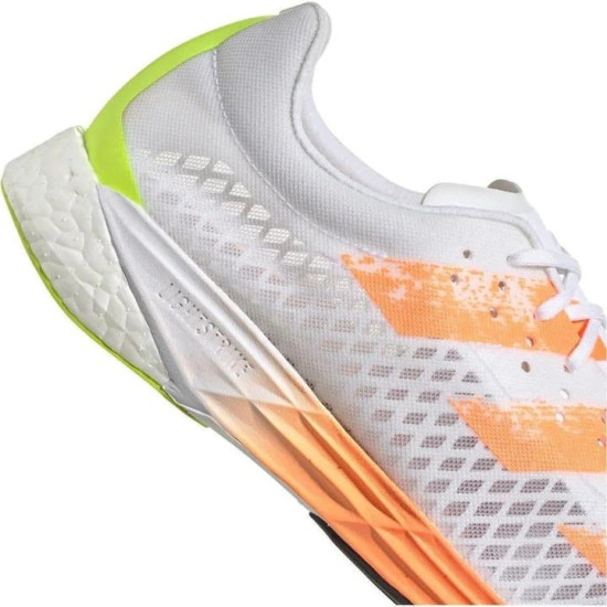 Sepatu Lari Adidas Adizero Pro Cloud White Screaming Orange Solar Yellow FY0098-5