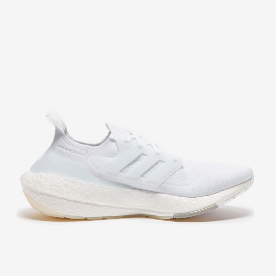 Sepatu Lari Adidas Ultraboost 21 Cloud White Cloud White Grey Three FY0379