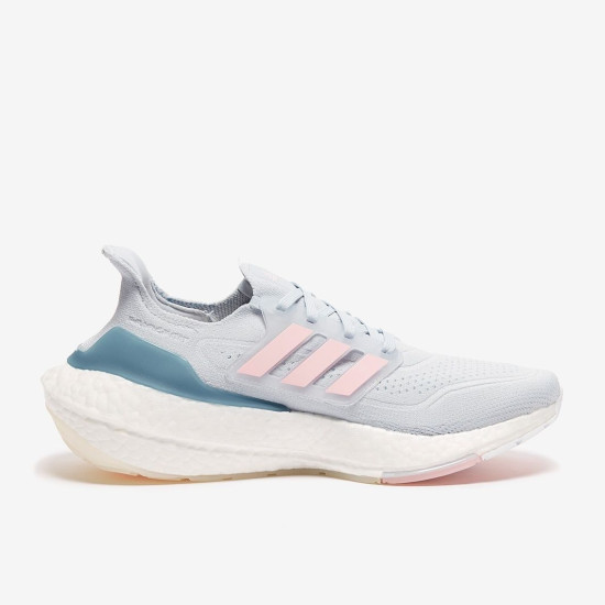 Sepatu Lari Womens Adidas Ultraboost 21 Halo Blue Fresh Candy Hazy Blue FY0395