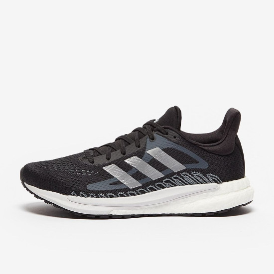 Sepatu Lari Womens Adidas Solar Glide 3 Core Black Blue Oxide Dash Grey FY1112