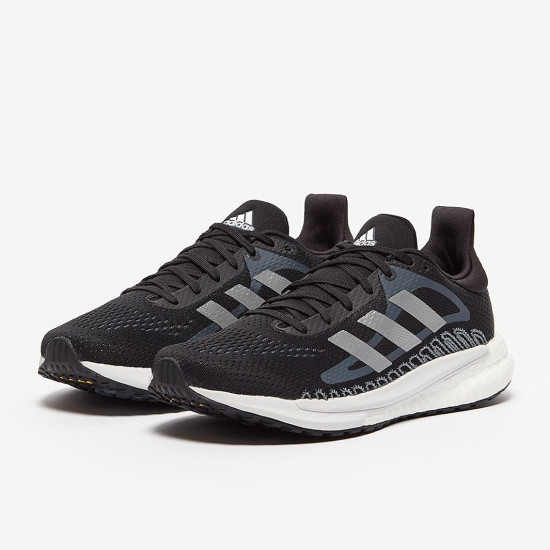 Sepatu Lari Womens Adidas Solar Glide 3 Core Black Blue Oxide Dash Grey FY1112