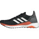 Sepatu Lari Adidas Solar Glide 19 Core Black White Solar Orange G28062-7