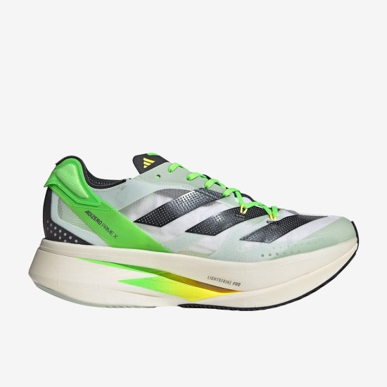 Sepatu Lari Adidas Adizero Prime X Linen Green Core Black Beam Yellow GV7074