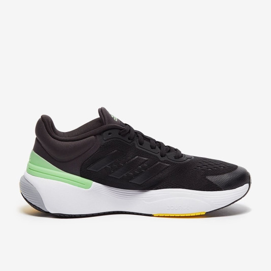 Sepatu Lari Adidas Response Super 3.0 Core Black Core Black Linen Green GW1375