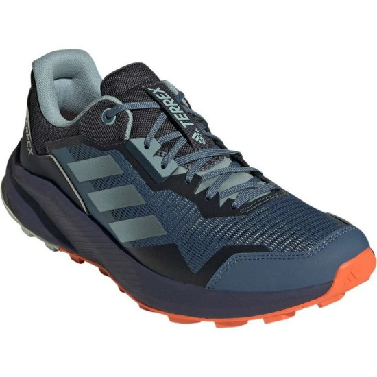 Sepatu Lari Adidas Terrex TrailRider Trail Wonder Steel Magic Grey Impact Orange GW5535-7