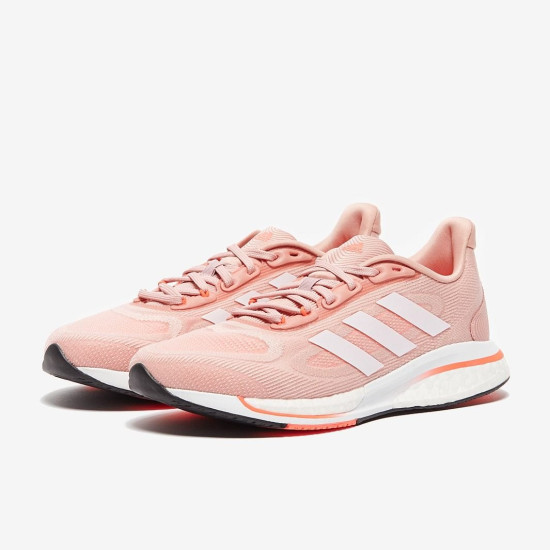 Sepatu Lari Womens Adidas Supernova + Wonder Mauve Almost Pink Turbo GX0536