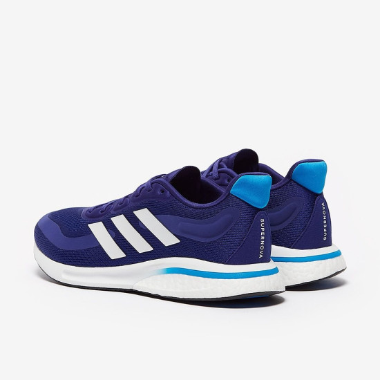 Sepatu Lari Adidas Supernova Legacy Indigo Ftwr White Blue Rush GX2962