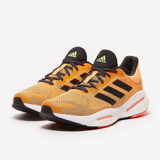 Sepatu Lari Adidas Solar Glide 5 Flash Orange Carbon Turbo GX5470