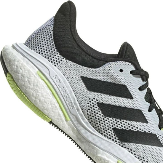 Sepatu Lari Adidas Solar Glide 5 Cloud White Core Black Pulse Lime GX5472-7