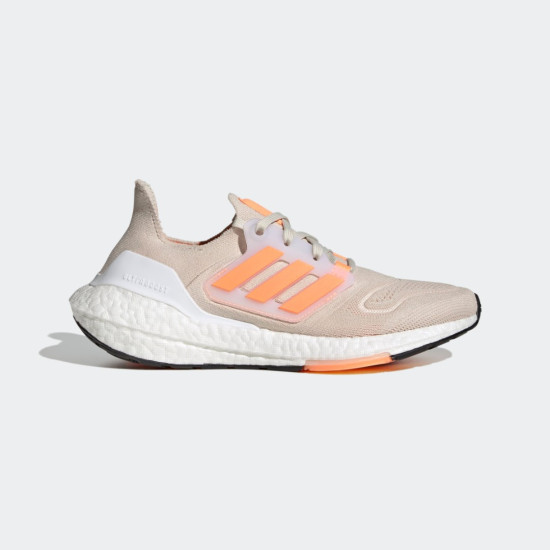 Sepatu Lari Womens Adidas Ultraboost 22 Alumina Beam Orange Core Black GX6666