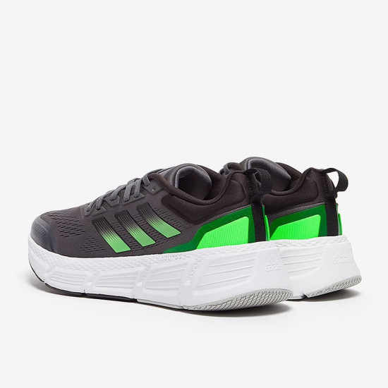 Sepatu Lari Adidas Questar Grey Five Solar Green Core Black GY2262