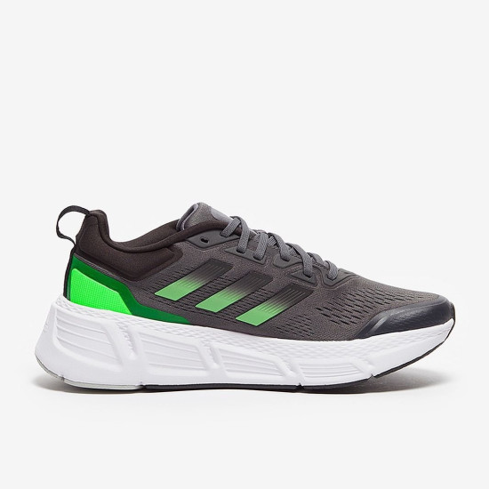 Sepatu Lari Adidas Questar Grey Five Solar Green Core Black GY2262