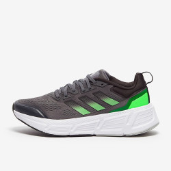 Sepatu Lari Adidas Questar Grey Five Solar Green Core Black GY2262