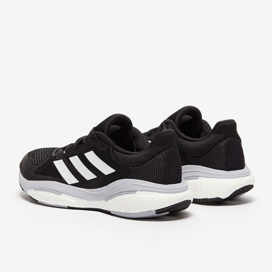 Sepatu Lari Adidas Solar Glide 5 Wide Core Black Ftwr White Grey Six GY4684