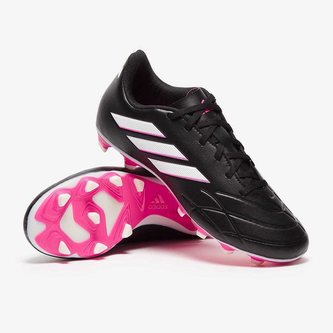 Sepatu Bola Adidas Copa Pure.4 FG Core Black Zero Met Team Shock