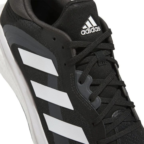 Sepatu Lari Adidas SolarGlide 4 ST Core Black Cloud White Grey Six GZ0196-7