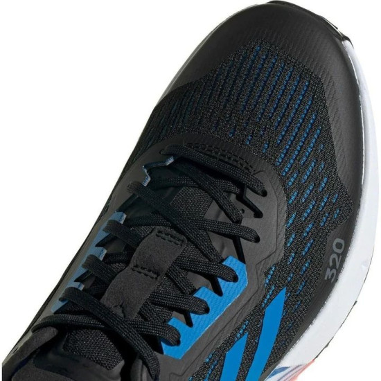 Sepatu Lari Adidas Terrex Agravic Flow 2 Trail Core Black Blue Rush Turbo GZ8888-7.5