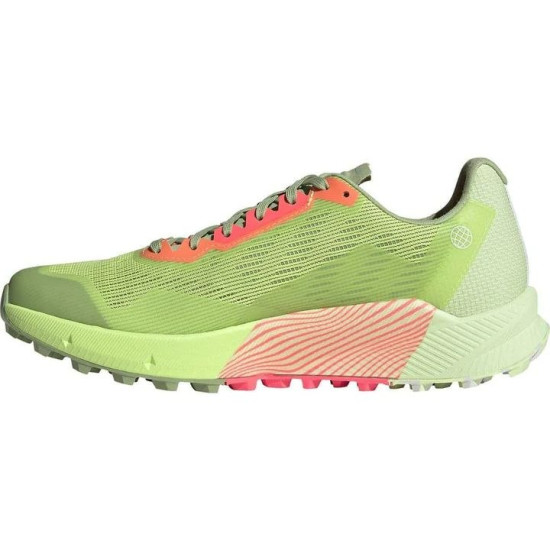 Sepatu Lari Adidas Terrex Agravic Flow 2 GTX Trail Pulse Lime Turbo White H03182-6.5