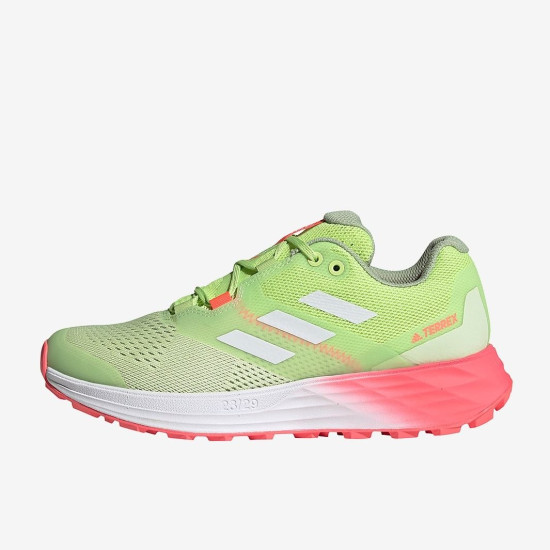 Sepatu Lari Womens Adidas Terrex Two Flow Almost Lime Crystal White Turbo H03388