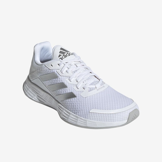 Sepatu Lari Womens Adidas Duramo SL Cloud White Matte Silver Grey H04629