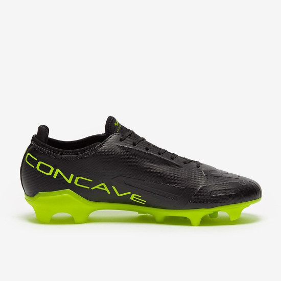 Sepatu Bola Concave Halo FG Black Green HAESFGBLKGRN211