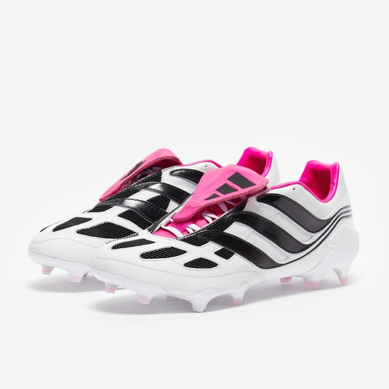 Sepatu Bola Adidas Predator Precision FG Ftwr White Core Black Team Shock Pink HP9816