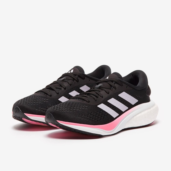 Sepatu Lari Womens Adidas Supernova 2 Core Black Silver Dawn Beam Pink HR0103