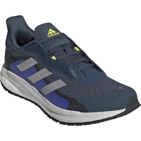 Sepatu Lari Adidas Solar Glide 4 GTX Rain.RDY Crew Navy Matte Silver Sonic Ink S23653-11