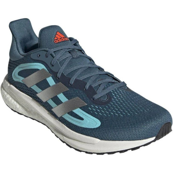 Sepatu Lari Adidas Solar Glide 4 Boost Orbit Indigo Silver Metallic Pulse Aqua S42557-7