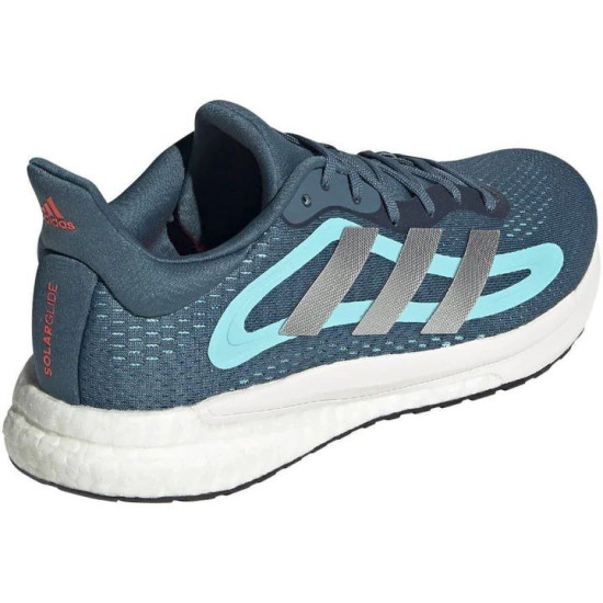 Sepatu Lari Adidas Solar Glide 4 Boost Orbit Indigo Silver Metallic Pulse Aqua S42557-7