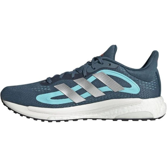 Sepatu Lari Adidas Solar Glide 4 Boost Orbit Indigo Silver Metallic Pulse Aqua S42557-7