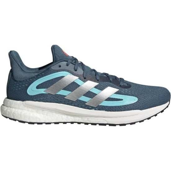 Sepatu Lari Adidas Solar Glide 4 Boost Orbit Indigo Silver Metallic Pulse Aqua S42557-7