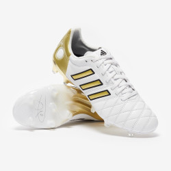 Sepatu Bola Adidas 11Pro x Toni Kroos FG White Metallic Gold JH6410
