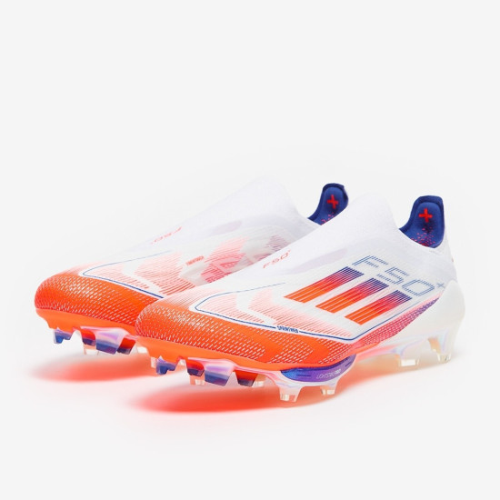 Sepatu Bola Adidas F50 FG White Solar Red Lucid Blue IF1276