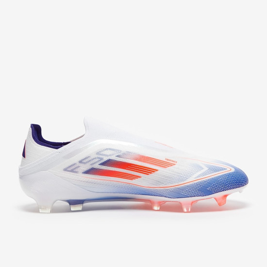 Sepatu Bola Adidas F50 Elite Laceless FG White Red Blue IF8819