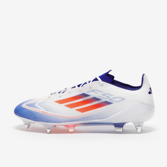 Sepatu Bola adidas F50 Elite SG Ftwr White Solar Red Lucid Blue IF1299