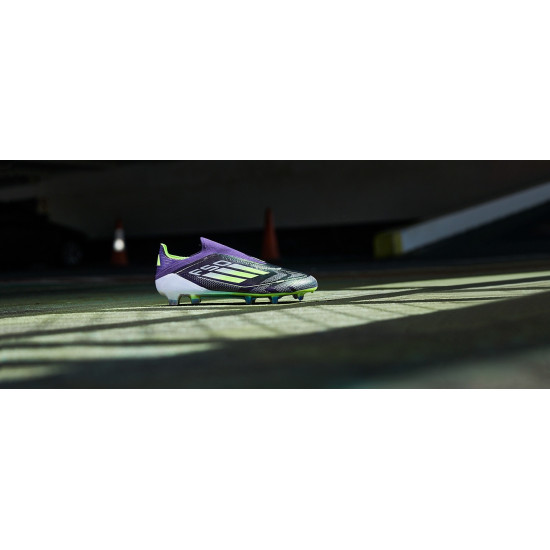 Sepatu Bola Adidas F50 Elite Laceless FG Unity Purple White Lucid Lemon IE9116