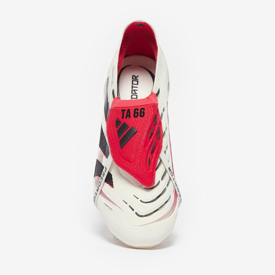 Sepatu Bola Adidas Predator Elite Tongue FG Off White Core Black Pure Ruby ID8968