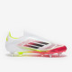 Sepatu Bola Adidas F50 Elite Laceless SG White Black Solar Yellow IE1279