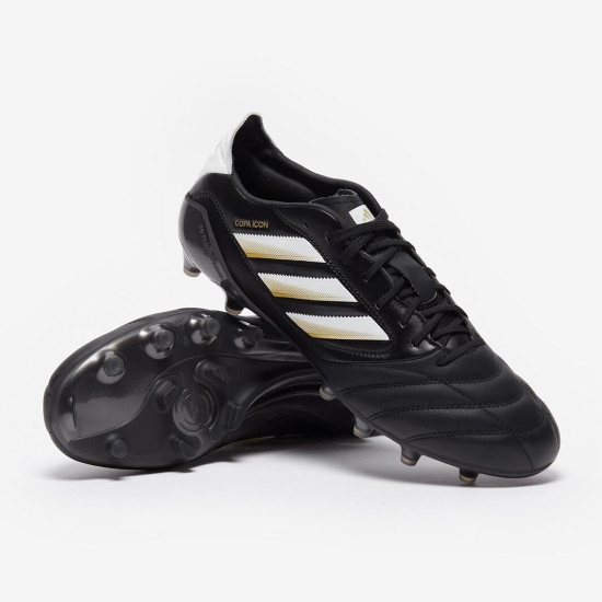 Sepatu Bola Adidas Copa Icon II FG AG Core Black Ftwr White Gold Met JI2439