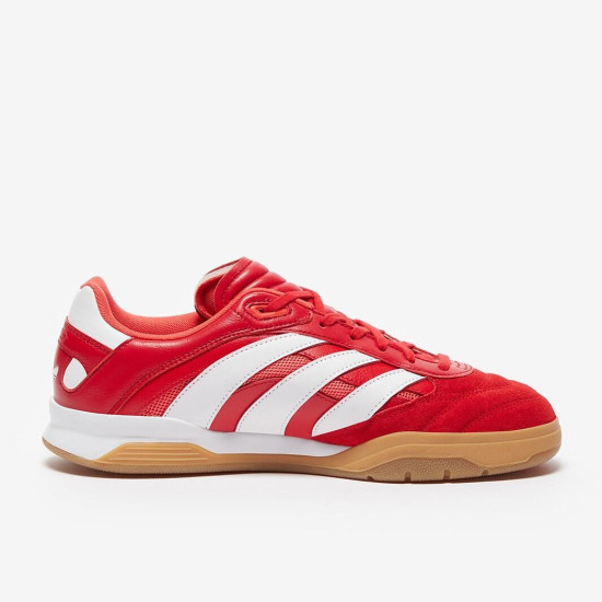 Sepatu Futsal Adidas Predator Mundial Scarlet White Gum 4 IG3990