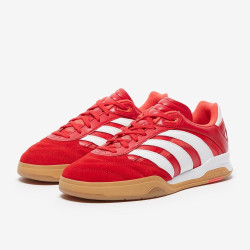 Sepatu Futsal Adidas Predator Mundial Scarlet White Gum 4 IG3990