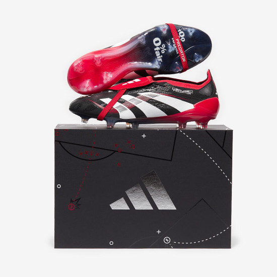 Adidas Predator Elite Tongue x Moments FG Black White Vivid Red JH9258