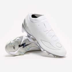 Sepatu Bola Concave Volt+ Knif FG White Silver VOVTFGWHESIR183