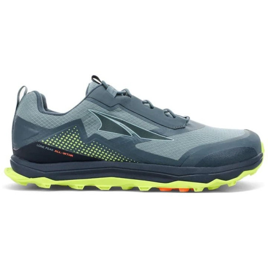 Sepatu Lari Altra Lone Peak All Weather Trail Grey Lime AL0A4VQG 232-7